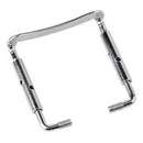 4Pcs Violin Chin Rest Chinrest Plated Clamp Screw Nickel Violin Musical Ins
