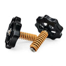 4PCS Upgraded Hand Twist Leveling Nut Diameter 40mm+ 4PCS Hot Bed Spring + 4PCS