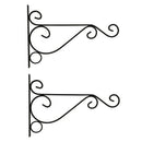 9.8inch Wall Plant Hanging Brackets Iron Plant Hanger for Garden Decrations