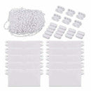 Window Curtain Replacement Vertical Blind Repair Set White Set Kit YGN