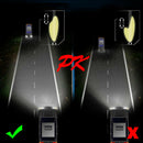 H11 H8 LED Fog Light Conversion Kit Bulbs High Power 6000K 53W Headlight Top x2