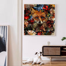 Full Round Drill Rhinestone Picture 5D DIY Flowers Wolf Diamond Painting