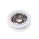 New 8*30*10mm U Groove Metal Shield Nylon Pulley Wheels Roller Ball Bearings  FT