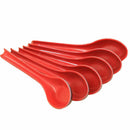 6PCS New Household Plastic Spoons With Long Handles Crocheted Noodle Soup Sp Gn