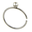 6PCS/Set Stainless Steel Nose Stud Ring Hoop Body Hinged Segment Body Piercing &