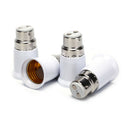 4x B22 to E27 Socket Light Bulb Lamp Holder Adapter Plug Extender Lampholder JR