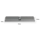 M.2 2280 SSD Cooling Pad Aluminum Heatsink Dissipation Radiator (Grey)