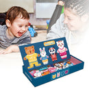 Wooden Dressing Game Children Toys Four Little Bears Change Clothes Dress Puzzle