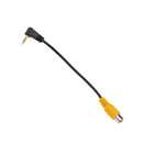 2.5mm Stereo Male Plug to 1 RCA Female Jack Video Converter Cable