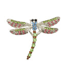 Colors Crystal Brooch Pins for Women Bouquet Wedding Breastpin, Glittering