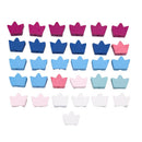 30PCS Multicolour Crown Wooden Spacer Beads Making Craft DIY Jewelry Findin-OZ