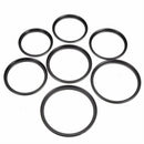 7pcs Step Up Lens Filter Ring For Cameras Adapter Lot 49mm 52mm 72mm 77mm Series