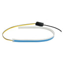 2xFlexible Tube LED Strips Daytime Turn Signal Lights 60cm Deep Blue+Yellow