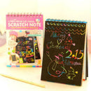 Art Magic Scraping Book Drawing Scratch Education Painting Paper Kid Toys C J1C5