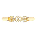 Retro Shawl Clips with Chain - Pack of 4 - Cardigan Sweater Clips Clasp,