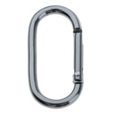 5PCS Aluminum Carabiner Oval D Ring Key Chain Clip Snap Hook Camping Lightweight