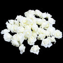 50x Foam Roses Artificial Flower Wedding Bride Bouquet Party Decor DIY Milk I9A5