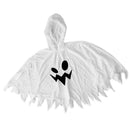 Lovely Ghost Cloak Costume Halloween Ghost Cape for Kids Children