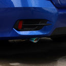 Burnt Multicolor Straight Stainless Steel Car Exhaust Tip Muffler Silencer
