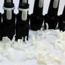 50pcs Polish UV Gel Display Ring For Nail Art Color XA Chart Display qlll Z1M3