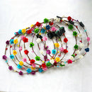 Beach Party Crown Led Flower Headband Light Up Hair Wreath Hairband Garland L6B1