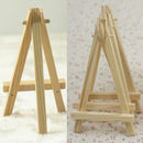50 Pcs Mini Wooden Table Easel Desktop Name Card Picture Stand Display Ease
