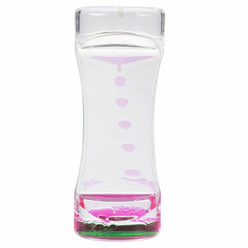 Liquid Timer Bubble Motion Drop Timer for Sensory Play Visual Bubble Gravit Z5S1