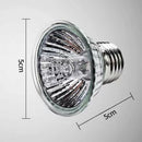 Reptile Lamp Pet Amphibians Lizards Heat Bulb Turtle Basking UV Light (25W)