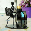 Creative Accordion Artist Pen Holder Desktop Decor Home Craft Case Container