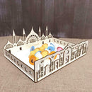 DIY Dessert Serving Tray Eid Mubarak Ramadan Party Pastry Dessert Holder Plate