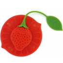 Loose Leaf Tea Infuser Strawberry Mug Cover Teabag Brew Cup