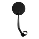1 Piece Dia8cm Glass Bike Mirror Handlebar Adjustable Bike Rearview Mirror