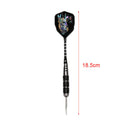 3pcs All Metal Stainless Iron Black Professional Darts 22g Safty Darts NeedlOZ