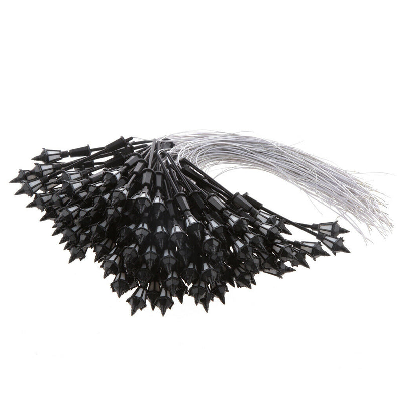 100Pcs 1:100 Street Lamp Yard LED Lights for Train Plaza Landscape Accs