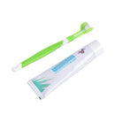 Pet Toothbrush Set Vanilla Taste Toothpaste Dog Cat Finger Tooth Brush Care JR