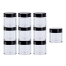 10pcs Glitter Sequins Nail Art Storage Pot Rhinestones Beads Holder Bottle