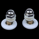 8 x Replacement Shower Door Rollers Runner Pulley 27 mm Wheel Diameter I9S7
