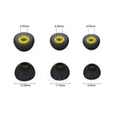 6 Pairs Replacement Memory Foam Earpad Tips & Silicone Earbuds Tips for Earphone