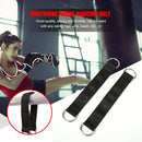 2pcs Fitness Hanging Belt Sandbag Pull Up Rope Straps Gym Workout Equipment A