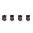 4x Dice Tyre Wheel Rim Tire Air Valve Stem Cap Cover Car Motorcycle Black