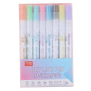 2 Sets 2.0mm Metallic Markers Glitter Writing Doodle Dazzle Pens 8/12 Colors