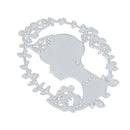 Metal DIY Wreath Woman Cutting Dies Stencils Scrapbook Card Making Craft A