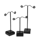 Metal Acrylic Black Jewelry Earring Display Stand Rack Tree Holder show