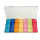 Box Case Organizer Week Storage Holder Case For Medicine 7 Pill Super Drug