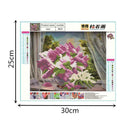 5D DIY Flowers Pot Diamond Painting Embroidery Rhinestones Cross Stitch Kit