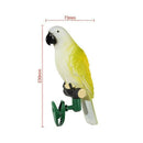 Solar Power LED Light Bird Parrot Lamp With Clip Night Lights Garden Outdoor