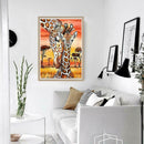 Deers DIY Full Drill Round Diamond Painting Embroidery Kit Set Cross Stitch