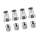 4 Sets TPMS Tire Valve Stem Caps & Sleeve Covers for American Car and Truck
