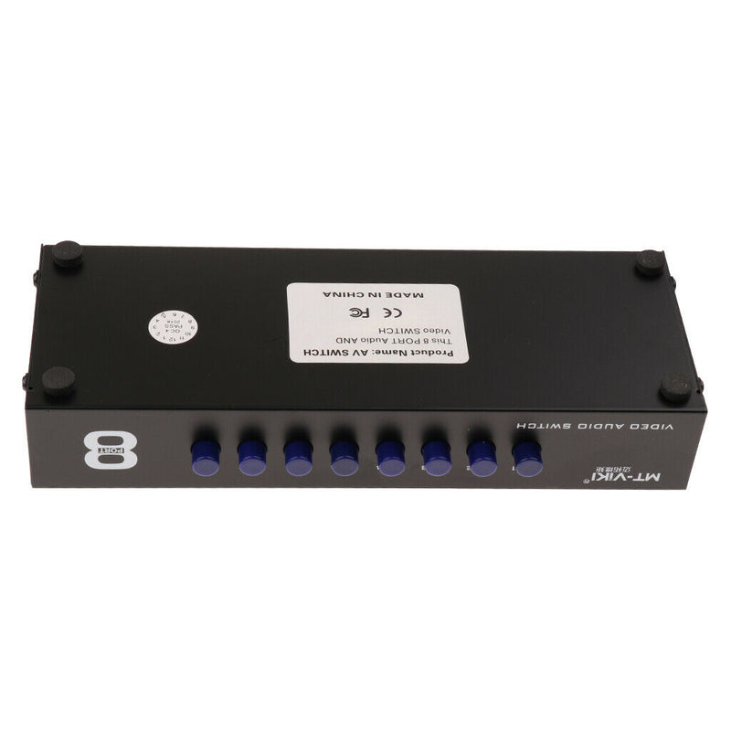 8 Way RCA AV Switch Box For DVD / LCD / TV / PC