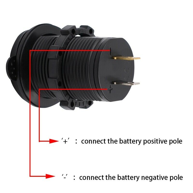 5V 4.2A Dual 2USB Charger Socket Adapter Power Outlet for 12V 24V Car Motor I9M2